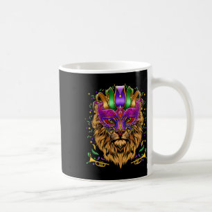Mardi Gras Mask Lion Lover Gifts Shirt Coffee Mug