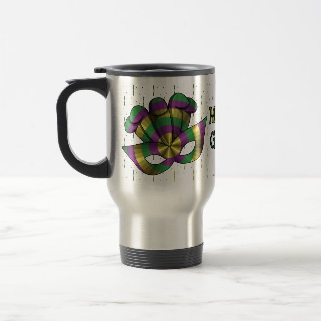 Mardi Gras Mask Mug (Left)