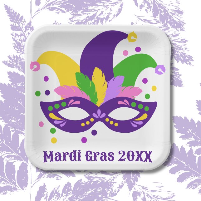 Mardi Gras Mask   Paper Plate (Creator Uploaded)