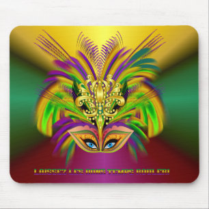 Mardi-Gras-Mask-The-Queen-V-2 Mouse Mat