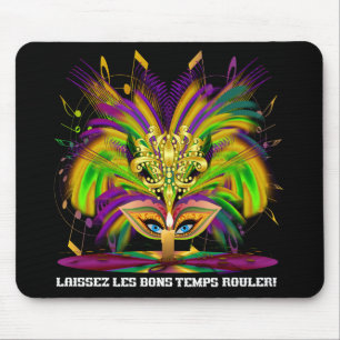 Mardi-Gras-Mask-The-Queen-V-4 Mouse Mat