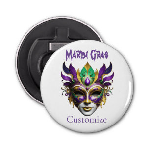 Mardi Gras Mask Thunder_Cove Bottle Opener