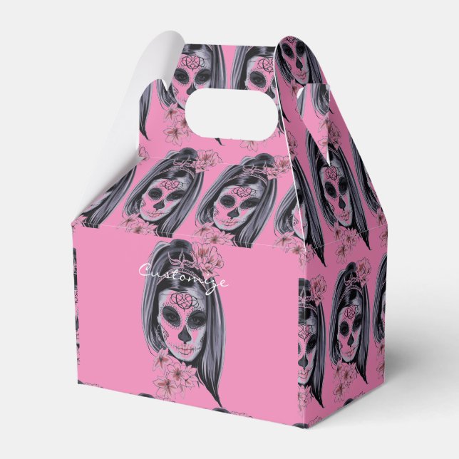 Mardi Gras Mask Thunder_Cove Favour Box (Front Side)