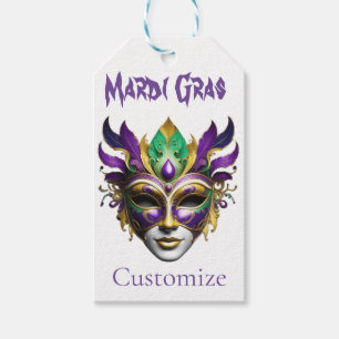 Mardi Gras Mask Thunder_Cove Gift Tags