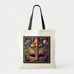 Mardi Gras Mask Tote Bag