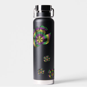 Mardi Gras Mask Water Bottle