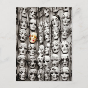 Mardi Gras Masks Postcard
