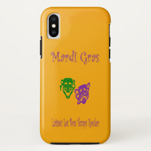 Mardi Gras Masks Rouler iPhone X Case