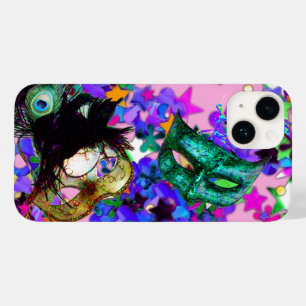 MARDI GRAS MASQUERADE BALL MASK  confetti Case-Mate iPhone 14 Case