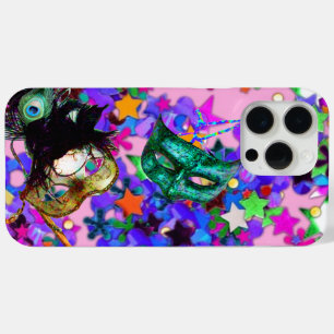 MARDI GRAS MASQUERADE BALL MASK  confetti iPhone 15 Pro Max Case