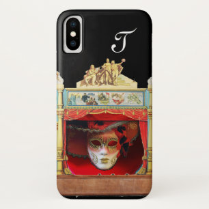 MARDI GRAS MASQUERADE BALL THEATRE STAGE Monogram iPhone X Case
