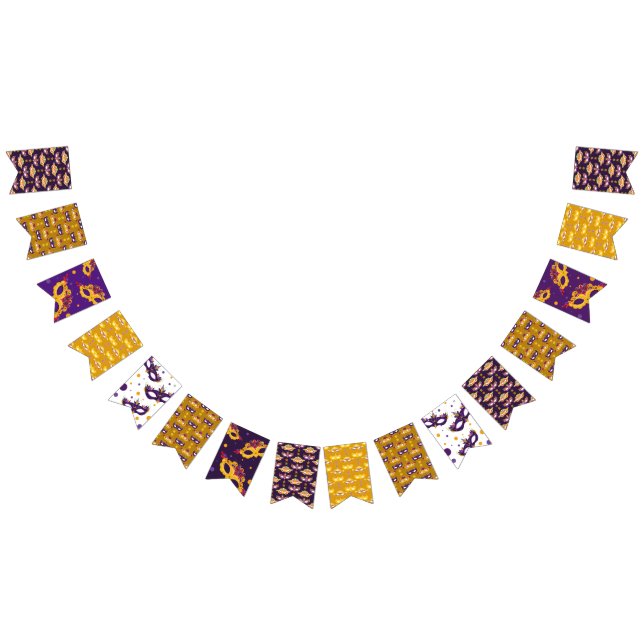 Mardi Gras Masquerade Carnaval Bunting (All)