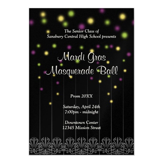 Ball Invitations Designs 10