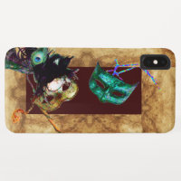 MARDI GRAS MASQUERADE MASKS  parchment