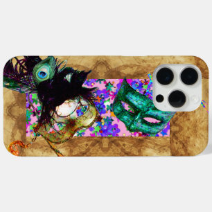 MARDI GRAS MASQUERADE parchment confetti iPhone 15 Pro Max Case