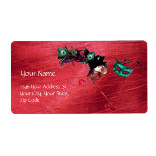 MARDI GRAS MASQUERADE silk