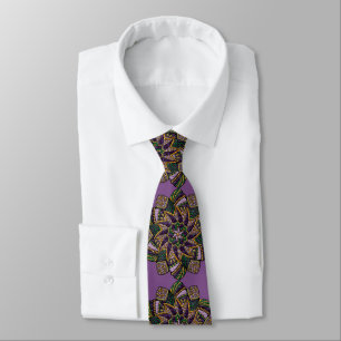 Mardi Gras  Medallion Tie