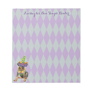 Mardi Gras Min Pin Notepad