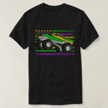Mardi Gras Monster Truck US American Flag