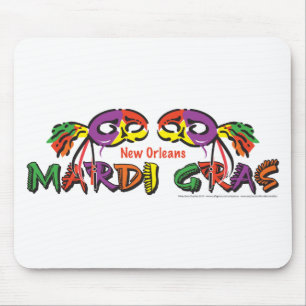 MARDI-GRAS MOUSE MAT