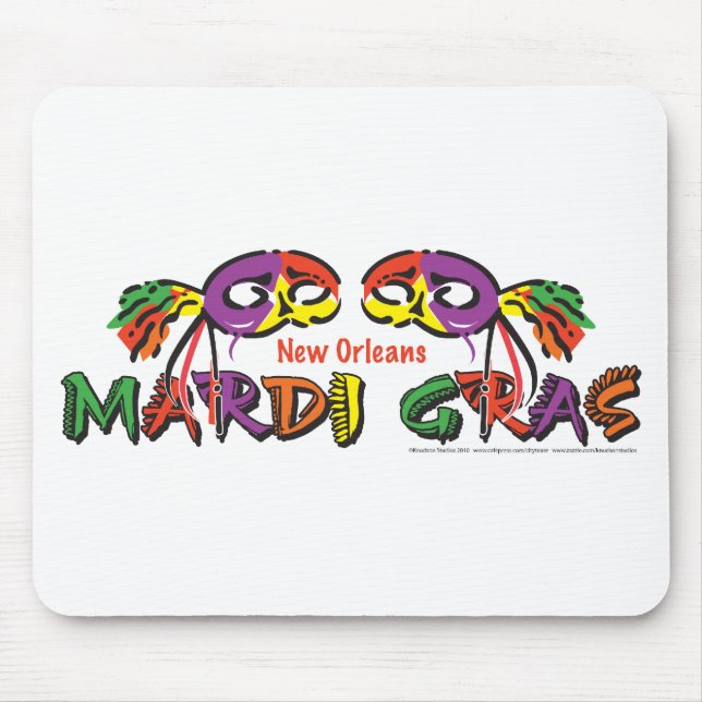 MARDI-GRAS MOUSE MAT (Front)