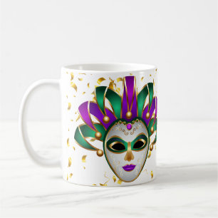 Mardi Gras Mug-Let The Good Times Roll Coffee Mug