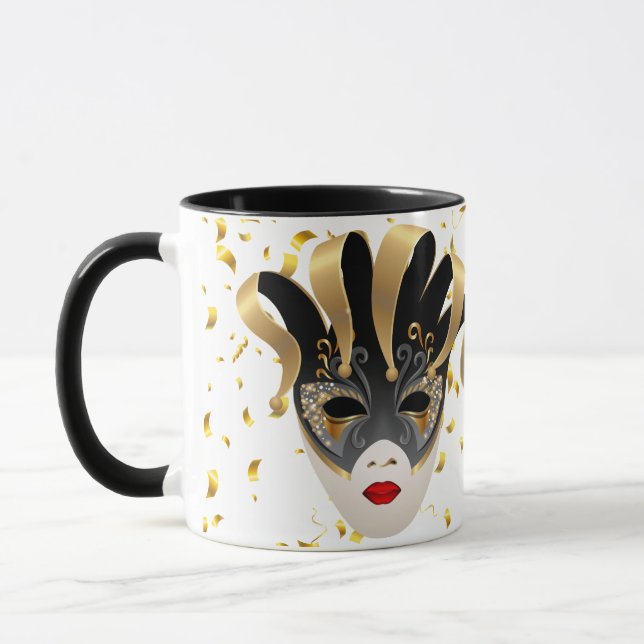 Mardi Gras Mug-Let The Good Times Roll Mug (Left)