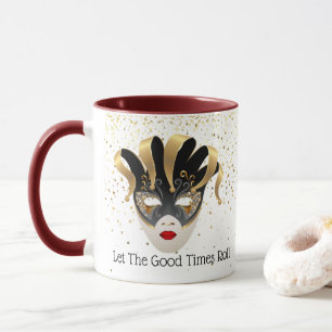 Mardi Gras Mug-Let The Good Times Roll Mug