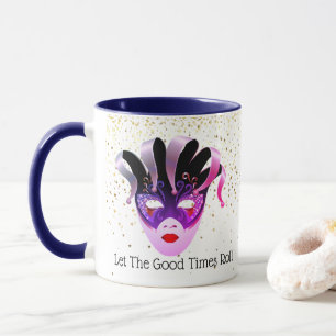 Mardi Gras Mug-Let The Good Times Roll Mug