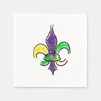 Mardi Gras Napkin