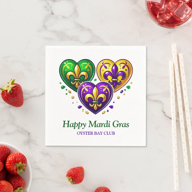 Mardi Gras Napkin (Insitu)