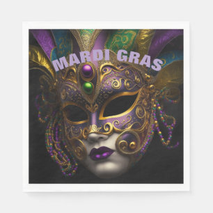 Mardi Gras Napkin