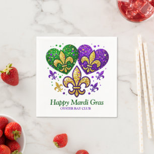 Mardi Gras Napkin