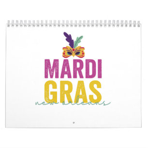 Mardi Gras New Orleans 2024 Carnival Gift Calendar