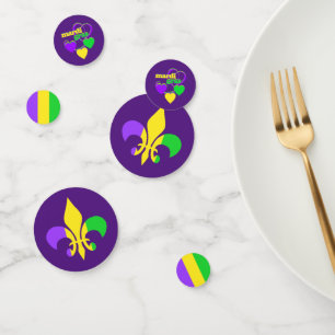 Mardi Gras New Orleans Carnival Colourful Confetti