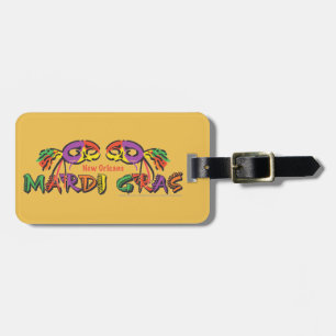Mardi Gras New Orleans Luggage Tag