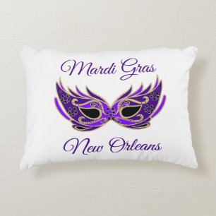 Mardi Gras New Orleans Mask Decorative Cushion