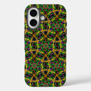 Mardi Gras New Orleans Purple Green Gold iPhone 16 Case
