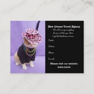 Mardi Gras, New Orleans, Rio de Janeiro Business Card