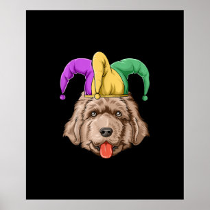 Mardi Gras Newfoundland Carnival Hat Newfoundland Poster