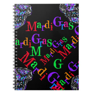 MARDI GRAS NOTEBOOK