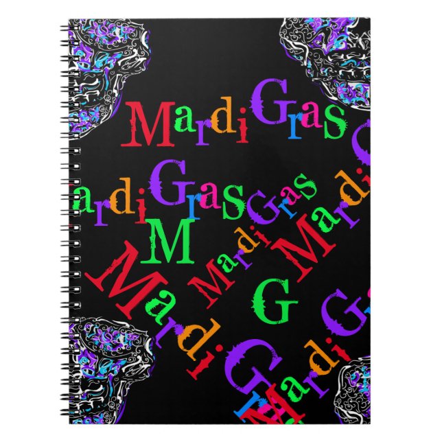 MARDI GRAS NOTEBOOK (Front)