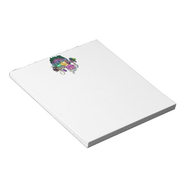 Mardi Gras Notepad (Angled)