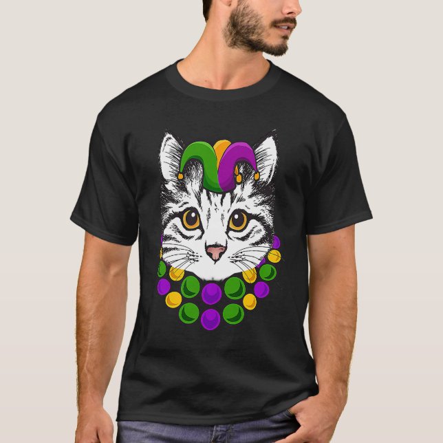 Mardi Gras Outfit For Women Men Carnival Jester Ca T-Shirt (Front)