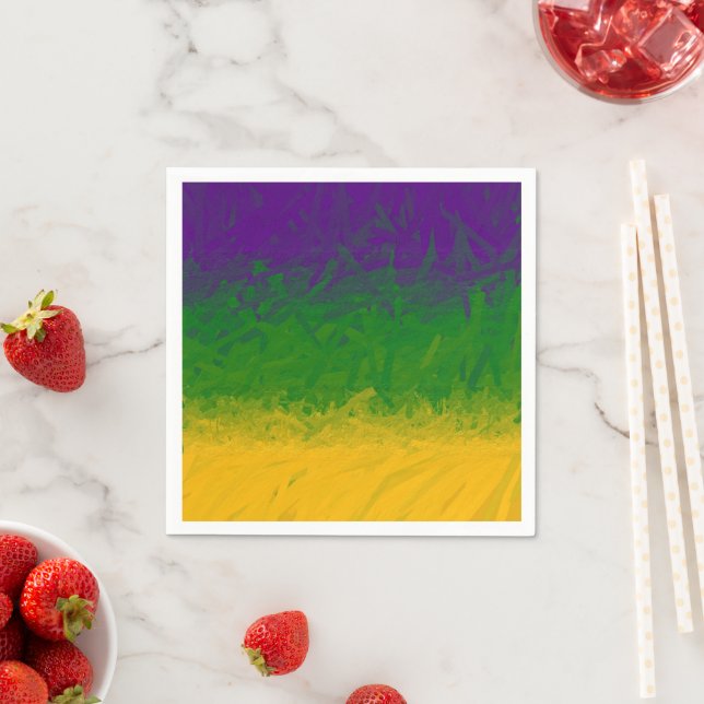 Mardi Gras Paint Napkin (Insitu)