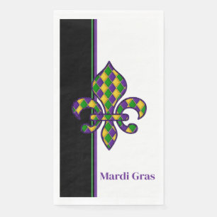 Mardi Gras  Paper Guest Towels Napkin