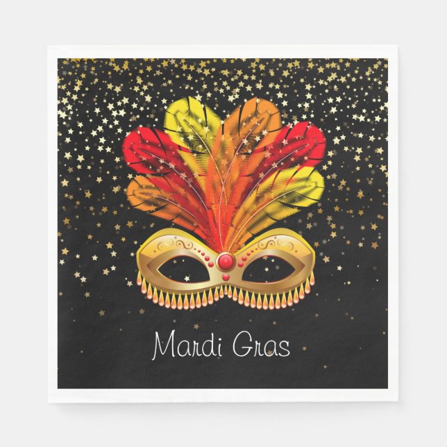 Mardi Gras Paper Napkins (Front)