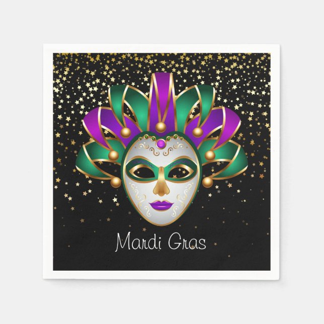 Mardi Gras Paper Napkins (Front)