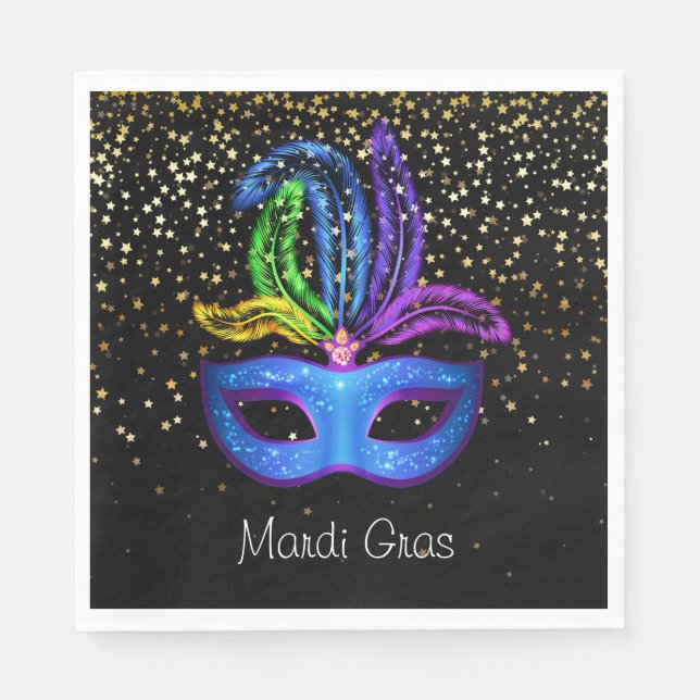 Mardi Gras Paper Napkins (Front)