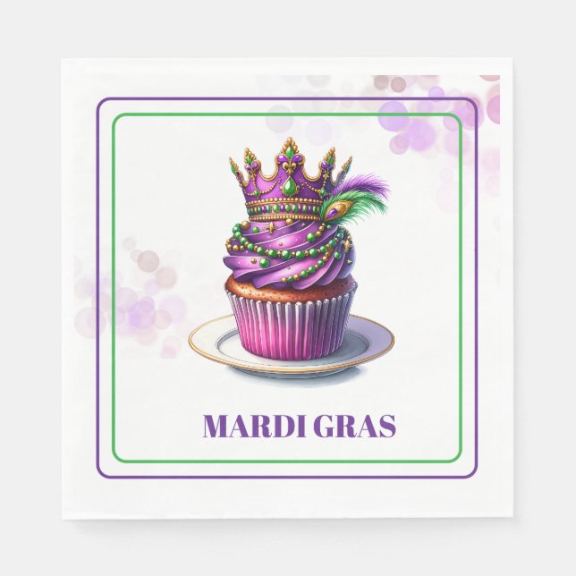 Mardi Gras Paper Napkins (Front)